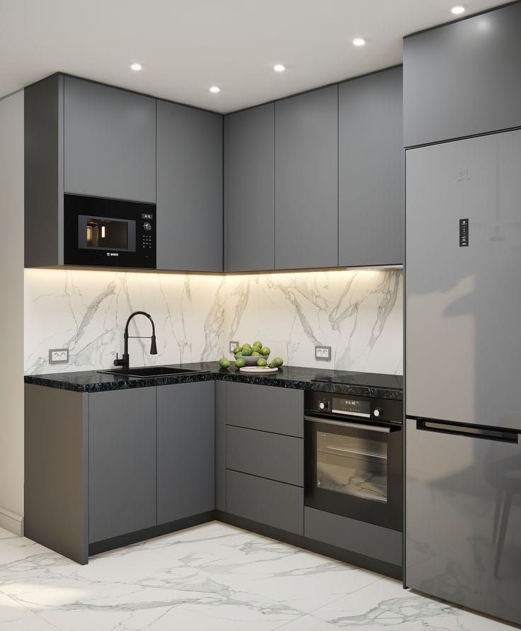 Sleek Modern Kitchen